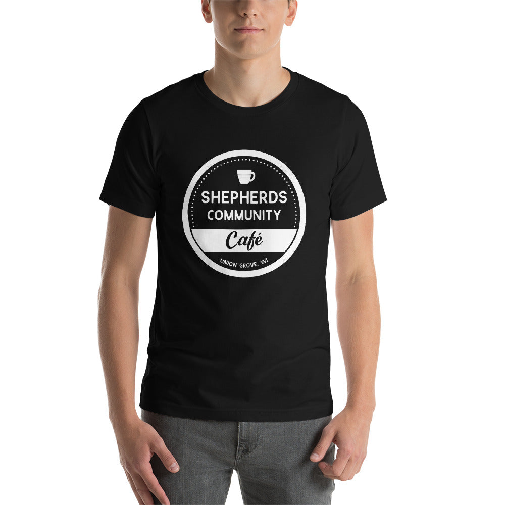 Shepherds Community Cafe Short-Sleeve Unisex T-Shirt - Black